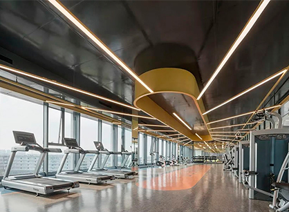 以應路而生為設計靈感的辦公室裝修設計空間如何打造——華天科技