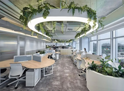 擁有獨(dú)特空間體驗的辦公室裝修設(shè)計空間是怎樣打造的——邁睿中國